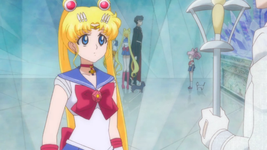 Sailor Moon Crystal - Sailor Moon can't see a reflection
